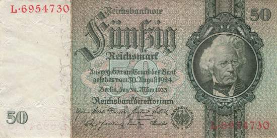 50 Mark 1933 ro.175a M/L